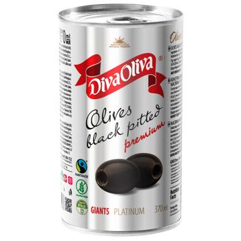 Маслины Diva Oliva Гигант без косточки 340г - купить, цены на METRO - фото 1