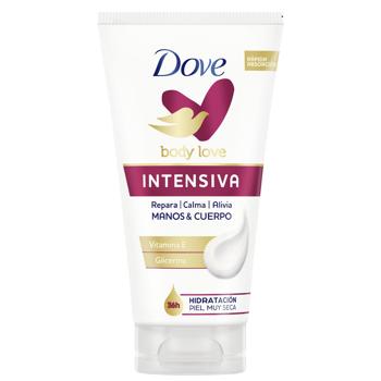 Крем для рук Dove Intensive Care з вітаміном Е та гліцерином 75мл