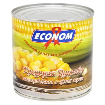 Кукурудза Econom цукрова 425г - купити, ціни на ULTRAMARKET - фото 1