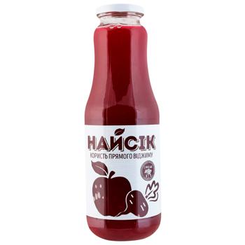 Naisik Apple-Beet Juice 1l - buy, prices for Supermarket "Kharkiv" - photo 1