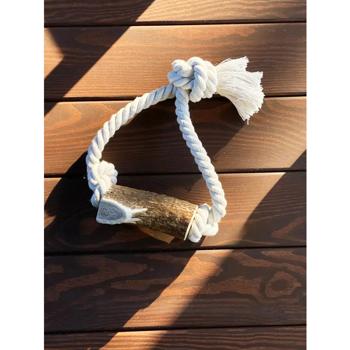 DogsRogs CorsoM+ Deer Antler and Cotton Rope Toy 25cm - buy, prices for MasterZoo - photo 2
