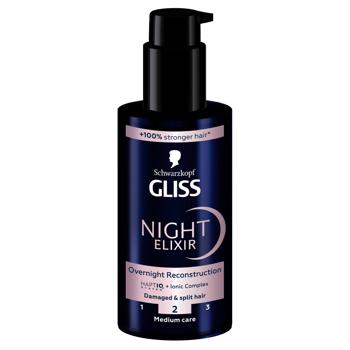 Gliss Night Elixir Reconstruction Night Elixir 100ml - buy, prices for - photo 2