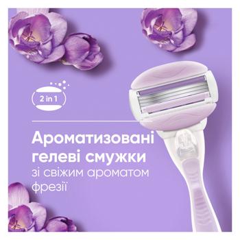 Бритва Venus Comfortglide Breeze с 4 сменными картриджами - купить, цены на Auchan - фото 4