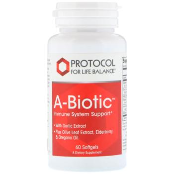 Поддержка иммунитета Protocol for Life Balance A-Biotic 60 капсул