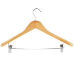 Wooden Hanger with Clothespins