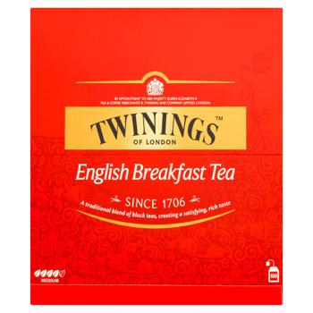 Чай черный Twinings English Breakfast 2г*100шт