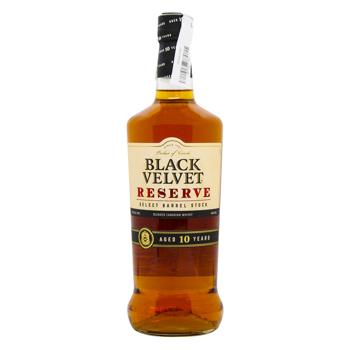 Black Velvet Reserve Whiskey 10yo 40% 1l - buy, prices for Za Raz - photo 1