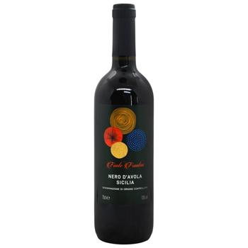 Fonte Frontini Enoitalia Nero d'Avola Red Dry Wine 13% 0.75l - buy, prices for METRO - photo 1