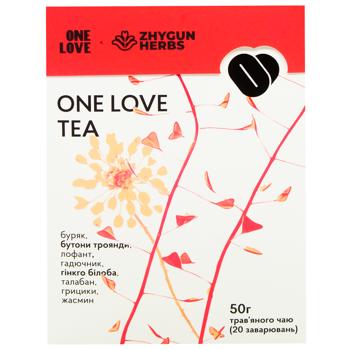 Чай фірмовий One Love Tea ONE LOVE x Zhygun Herbs 50 г - купити, ціни на WINETIME - фото 3