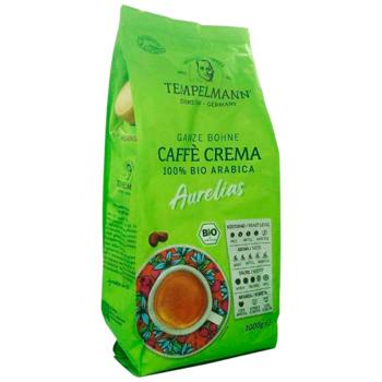 Кава в зернах Tempelmann Caffe Crema Aurelias 1кг - купити, ціни на Чудо Маркет - фото 1