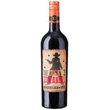 Вино Do You Feel Lucky Zinfandel червоне сухе 14% 0,75л - купити, ціни на Восторг - фото 1