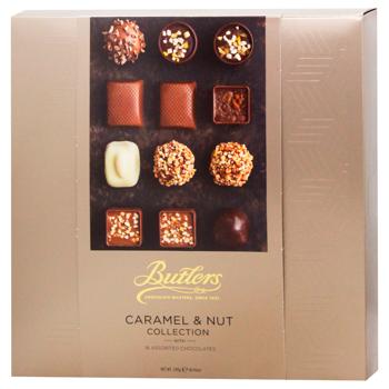 Конфеты Butlers Caramel & Nut Collection шоколадные 240г