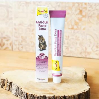Лакомство для кошек GimCat Malt-Soft Extra паста для выведения шерсти 50г - купить, цены на MasterZoo - фото 4
