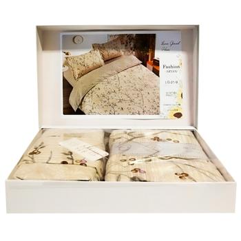 Laura Grand Euro Satin Bedding Set 200x230/220x240/50x70 2pcs - buy, prices for - photo 4