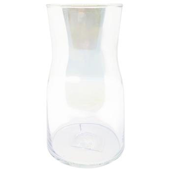 Transparent Vase 10x20cm 1020-64591 - buy, prices for Tavria V - photo 1