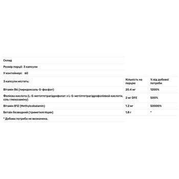 Вітаміни для мозку Thorne Research Methyl-Guard Plus 180 капсул - купити, ціни на - фото 3