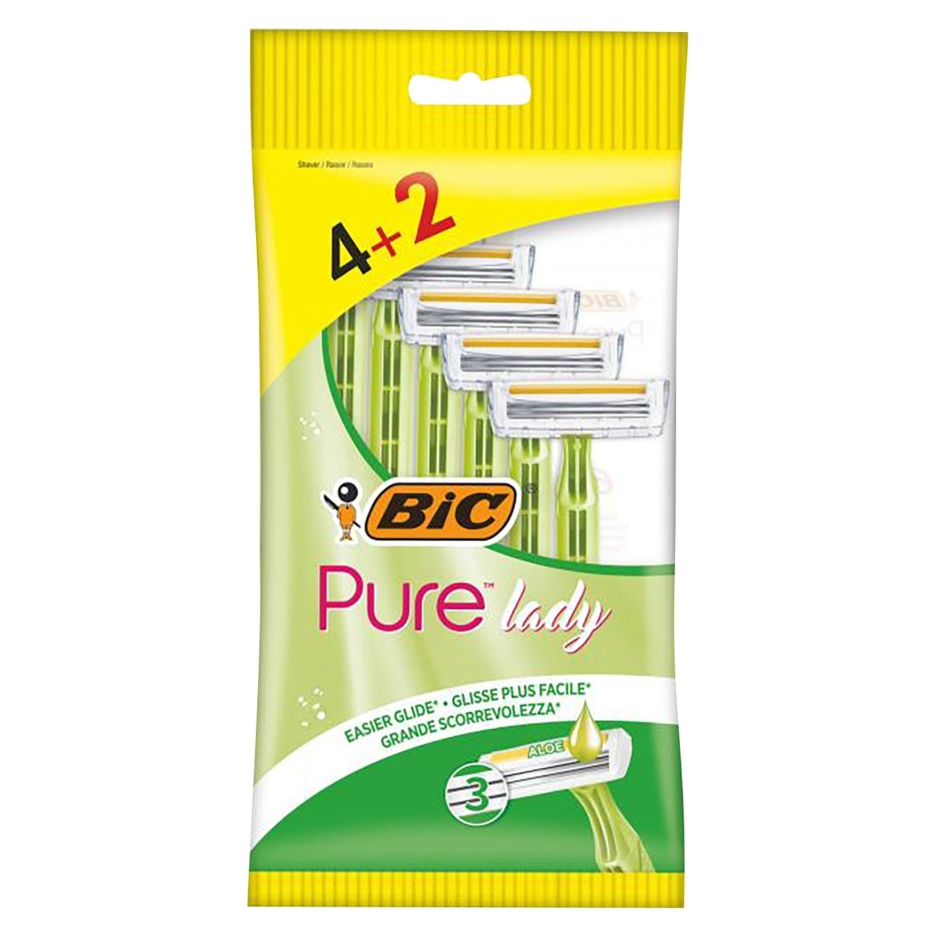 

Бритва Bic Pure lady для бритья одноразовая 6шт