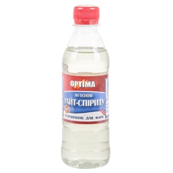 Optima Solvent for Paints Basis of White Alcohol 0.4l - buy, prices for - photo 1