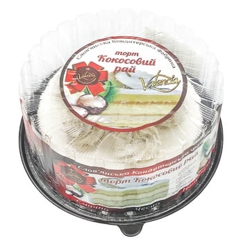 Valencia Coconut Paradise Cake 800g - buy, prices for - photo 1