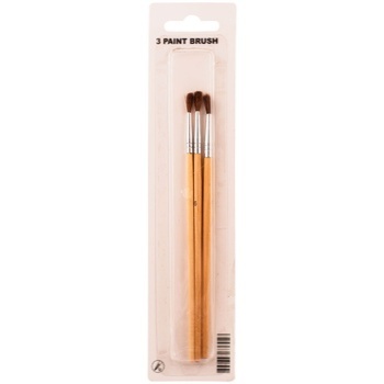 Set of Wooden Brushes Size №4.6,8 3pcs - buy, prices for METRO - photo 1