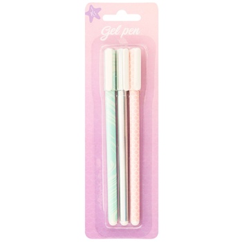 Set of gel pens 3pcs