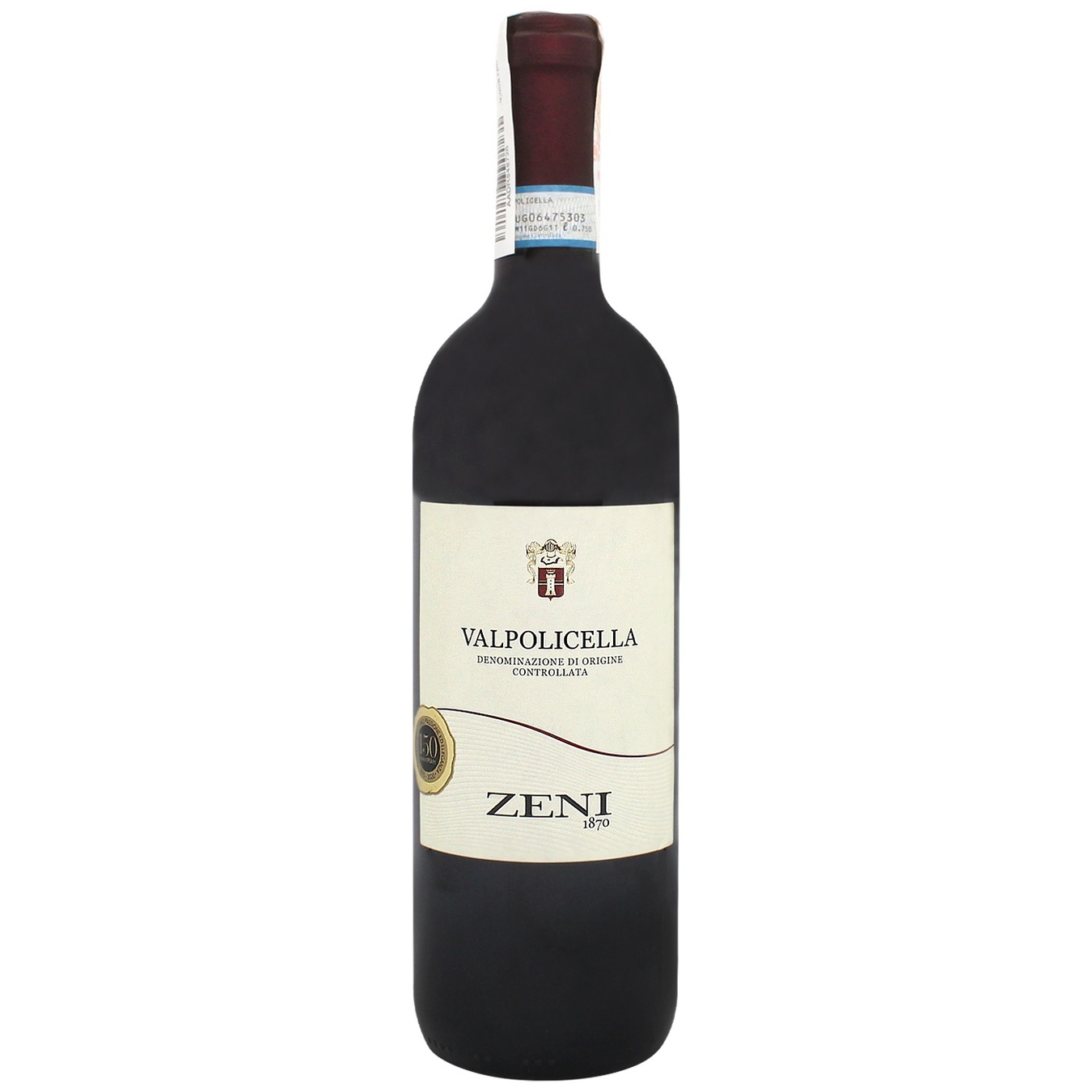 

Вино Zeni Valpolicella красное сухое 12,5% 0,75л