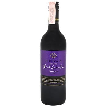 Вино Nugan Estate Shiraz Third Generation красное сухое 13,5% 0,75л - купить, цены на ULTRAMARKET - фото 1