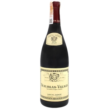 Вино Louis Jadot Beaujolais-Villages червоне сухе 12,5% 0,75л - купити, ціни на ULTRAMARKET - фото 1