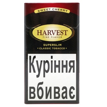 Harvest Superslim Sweet Cherry Cigars 20pcs - buy, prices for ULTRAMARKET - photo 1