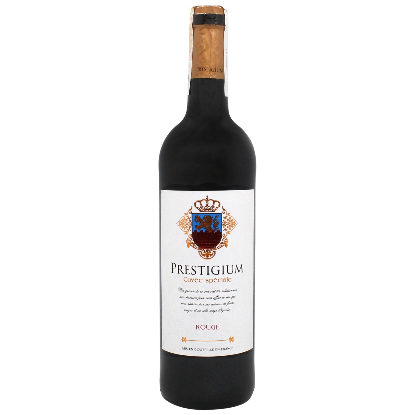 

Вино Prestigium Cuvee speciale красное сухое 11% 0,75л