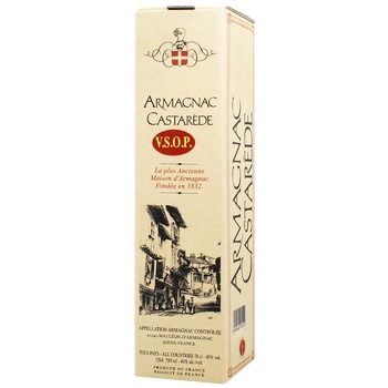 Castarede V.S.O.P. Armagnac 40% 0.7l - buy, prices for ULTRAMARKET - photo 3