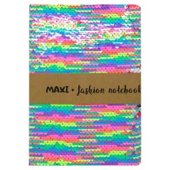 Maxi Notebook with Sequins A5 80sheets - buy, prices for - photo 1