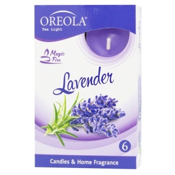 Oreola Lavender Scented Candle 6pcs - buy, prices for COSMOS - photo 1