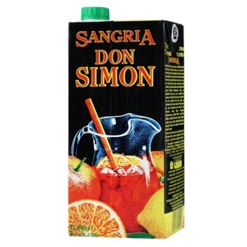 Вино Don Simon Sangria червоне солодке 7% 1л - купити, ціни на Auchan - фото 1