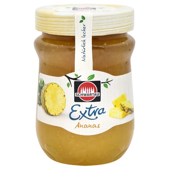 Варення Schwartau ананас 340г - купити, ціни на Auchan - фото 1