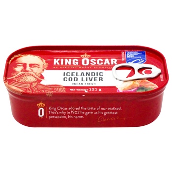 King Oskar Cod Liver 121g - buy, prices for Vostorg - photo 2