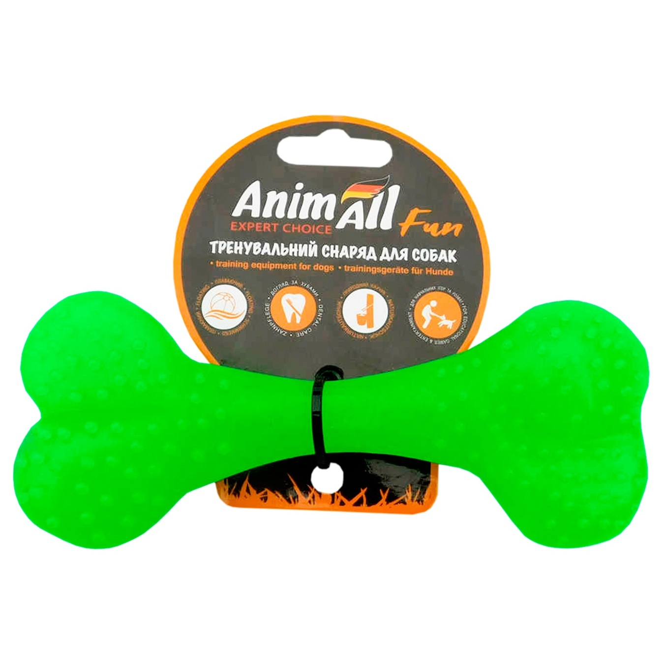 

Игрушка AnimAll Fun Кость зеленая 15см