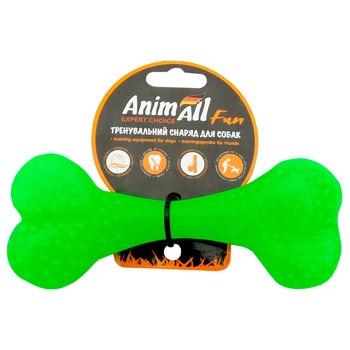 AnimAll Fun Toy Bone Green 15cm - buy, prices for Auchan - photo 1