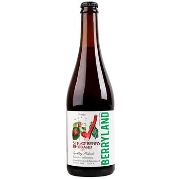 Berryland Strawberry-Rhubarb Dry Sparkling Drinking Honey 7-7.5% 0.75l