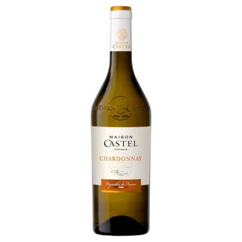 Вино Maison Castel Chardonnay белое полусухое 12,5% 0,75л - купить, цены на - фото 1