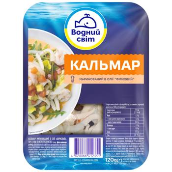 Vodnyi Svit Branded Pickled Squid 120g - buy, prices for COSMOS - photo 2