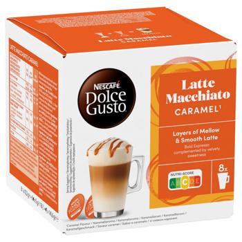 NESCAFÉ® DOLCE GUSTO® Latte Macchiato Caramel Coffee Capsules 145.6g 16pcs - buy, prices for ULTRAMARKET - photo 2