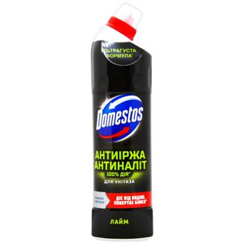 Средство чистящее Domestos Лайм для унитаза 750мл - купить, цены на КОСМОС - фото 1