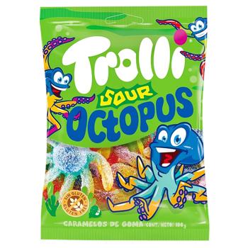 Цукерки Trolli Кислий восьминіг жувальні 100г - купити, ціни на NOVUS - фото 1
