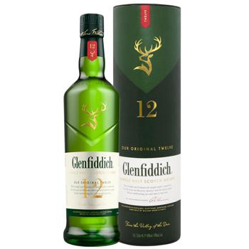 Віскі Glenfiddich 12 років 40% 0,7л - купити, ціни на AlcoHub - фото 1