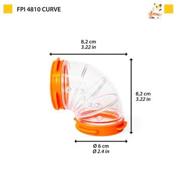 Тунель для гризунів Ferplast FPI 4810 Curve 8,2х6см - купити, ціни на - фото 2