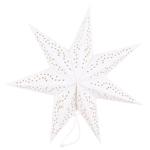 Tarrington House White Paper Star with 10LED 44cm