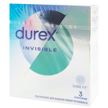 Презервативы Durex Іnvisible латексные с силиконовой смазкой ультратонкие 3шт - купить, цены на Чудо Маркет - фото 8
