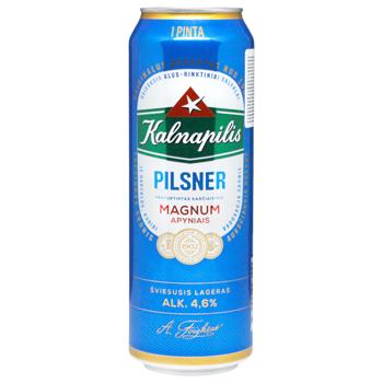 Пиво Kalnapilis Pilsner світле 4,6% 0,568л - купити, ціни на Епіцентр FOOD - фото 1