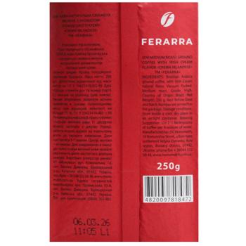 Ferarra Crema Irlandese Ground Coffee 250g - buy, prices for - photo 4